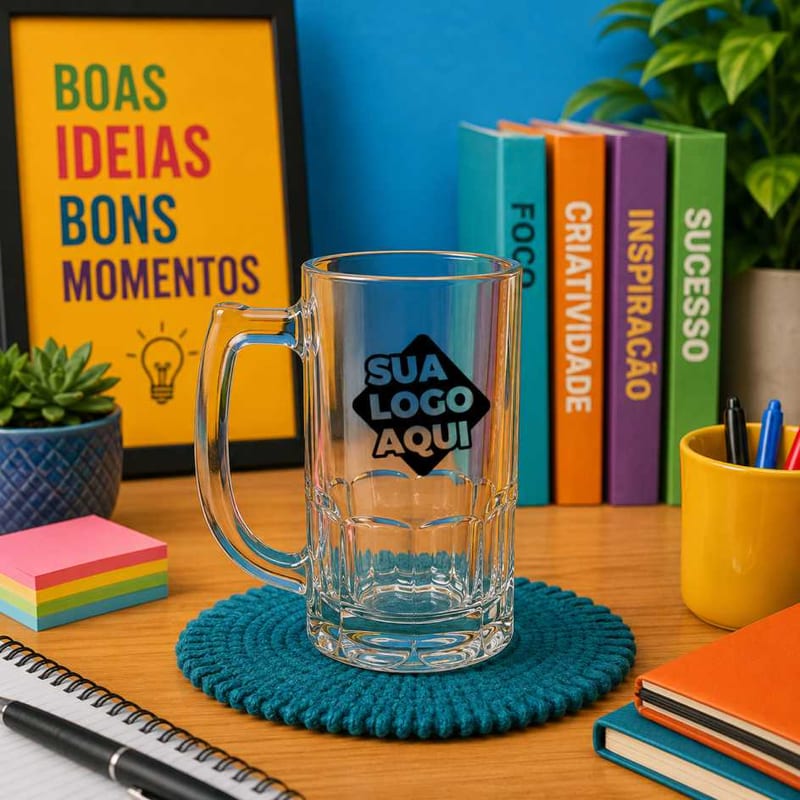 Caneca de Chopp em Vidro