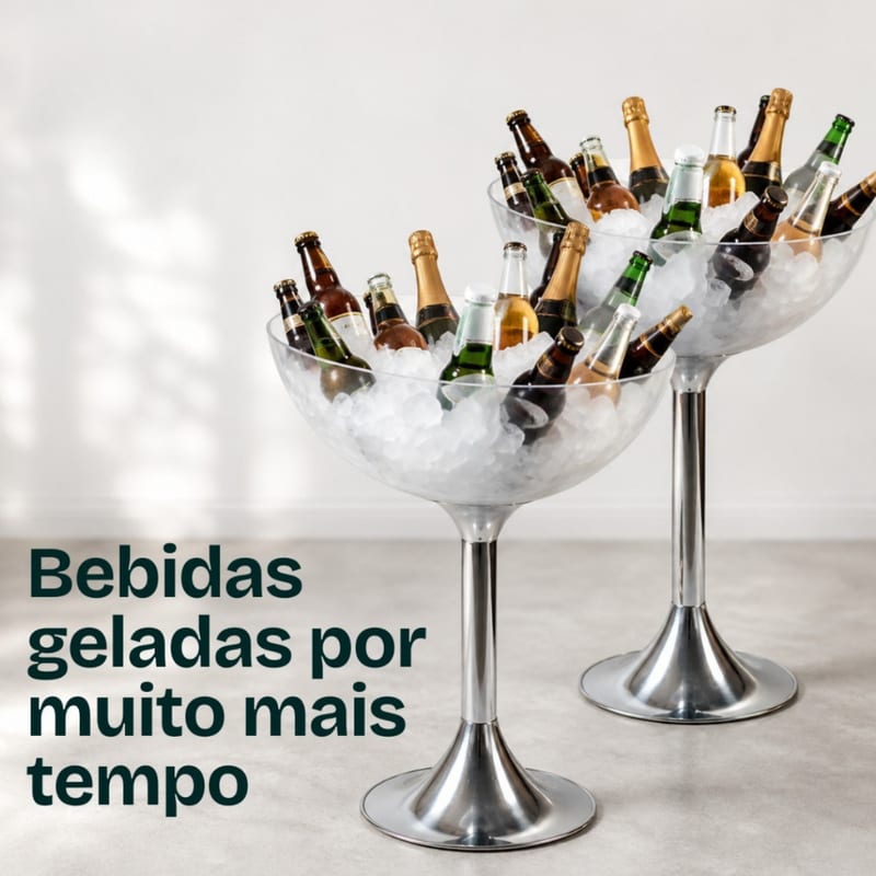 Champanheira com LED