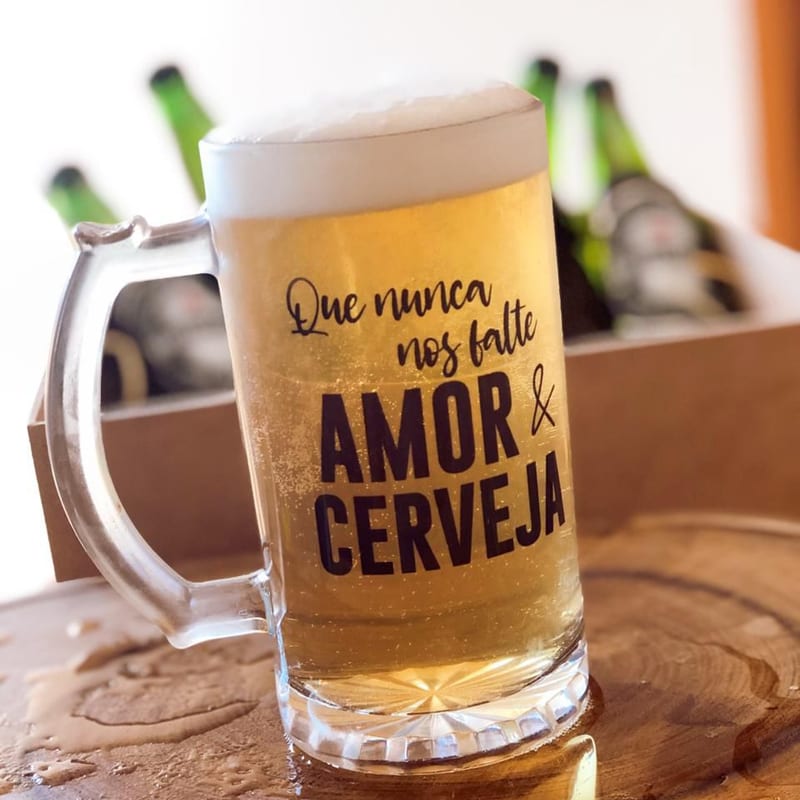 Copo de Cerveja em Vidro